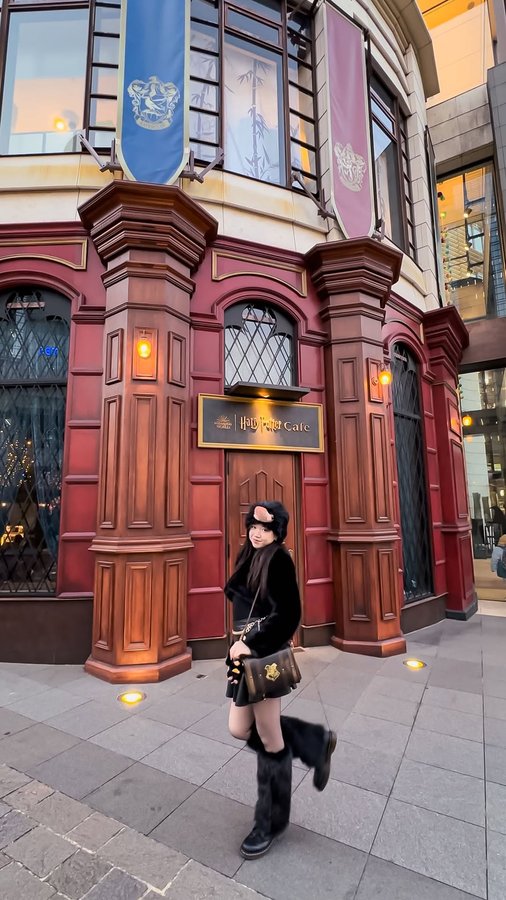 Instagram post by @winolamagical for FUN.com. Caption reads: Niffler is a bejewelled girly.💎🪙✨
•
Niffler is....