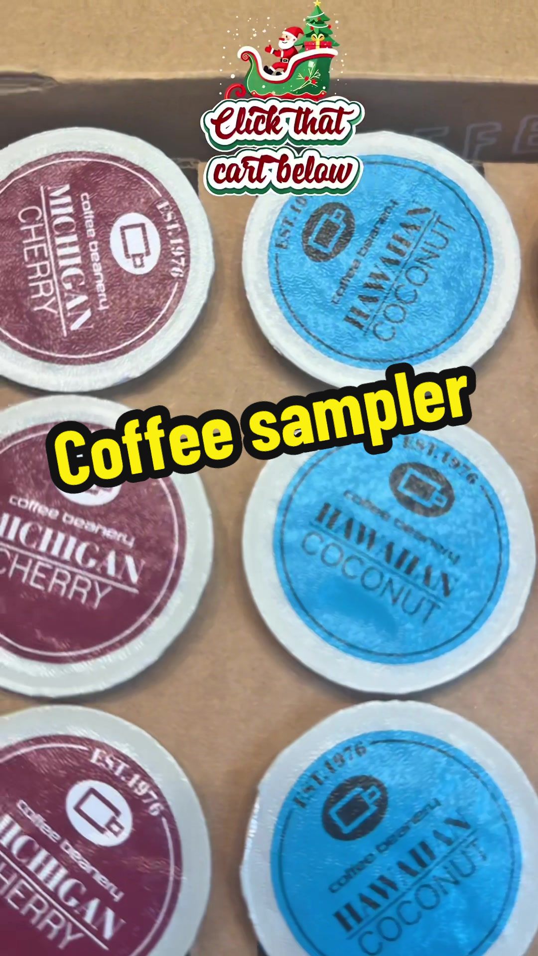 TikTok post by @randiwise3 for Coffee Beanery. Caption reads: [...] #TikTokShopHolidayHaul #morningbrew @Coffee....