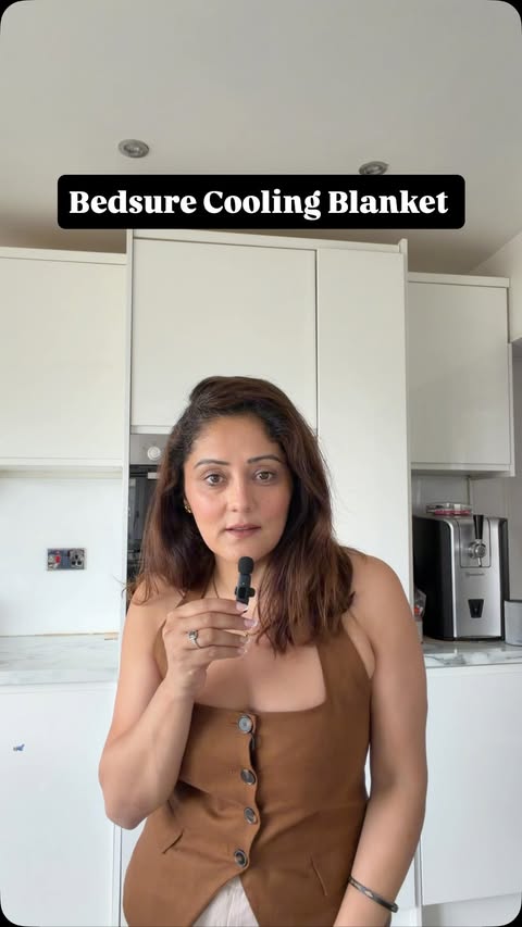 Instagram post by @the_singhs for Bedsure Home. Caption reads: Anyone else struggling to sleep in this heat? This....