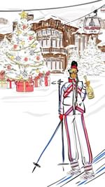 Instagram post by @kseniacraven.official for Condé Nast Traveller. Caption reads: Happy 2024 New Year world 🎄🎅🥂🍾 
From the most....