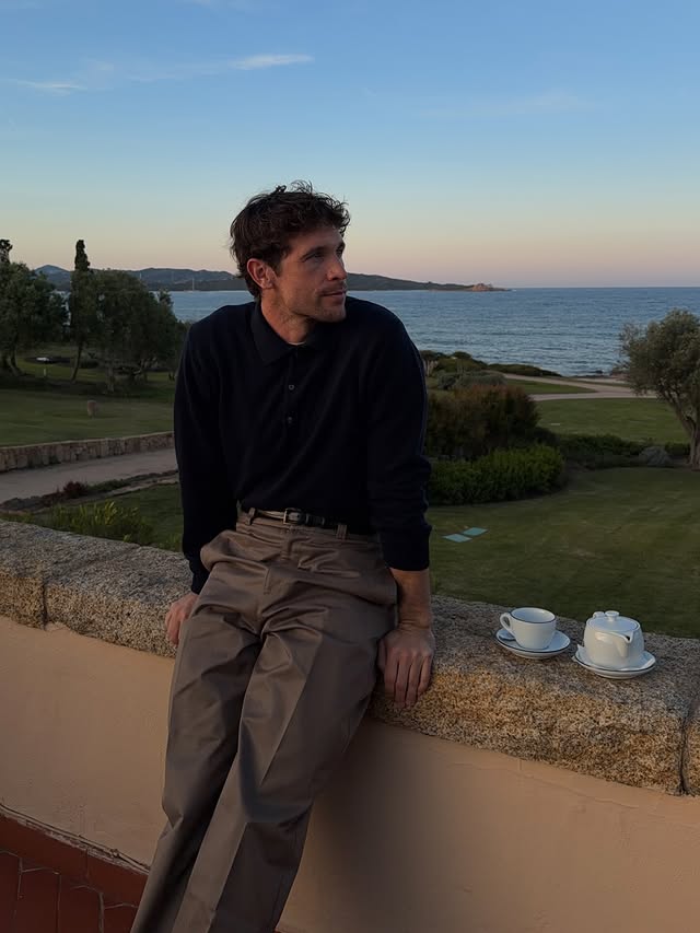 Instagram post by @deniscebulec for Wilson Tennis. Caption reads: exactly what my soul needs. mediterranean spring....