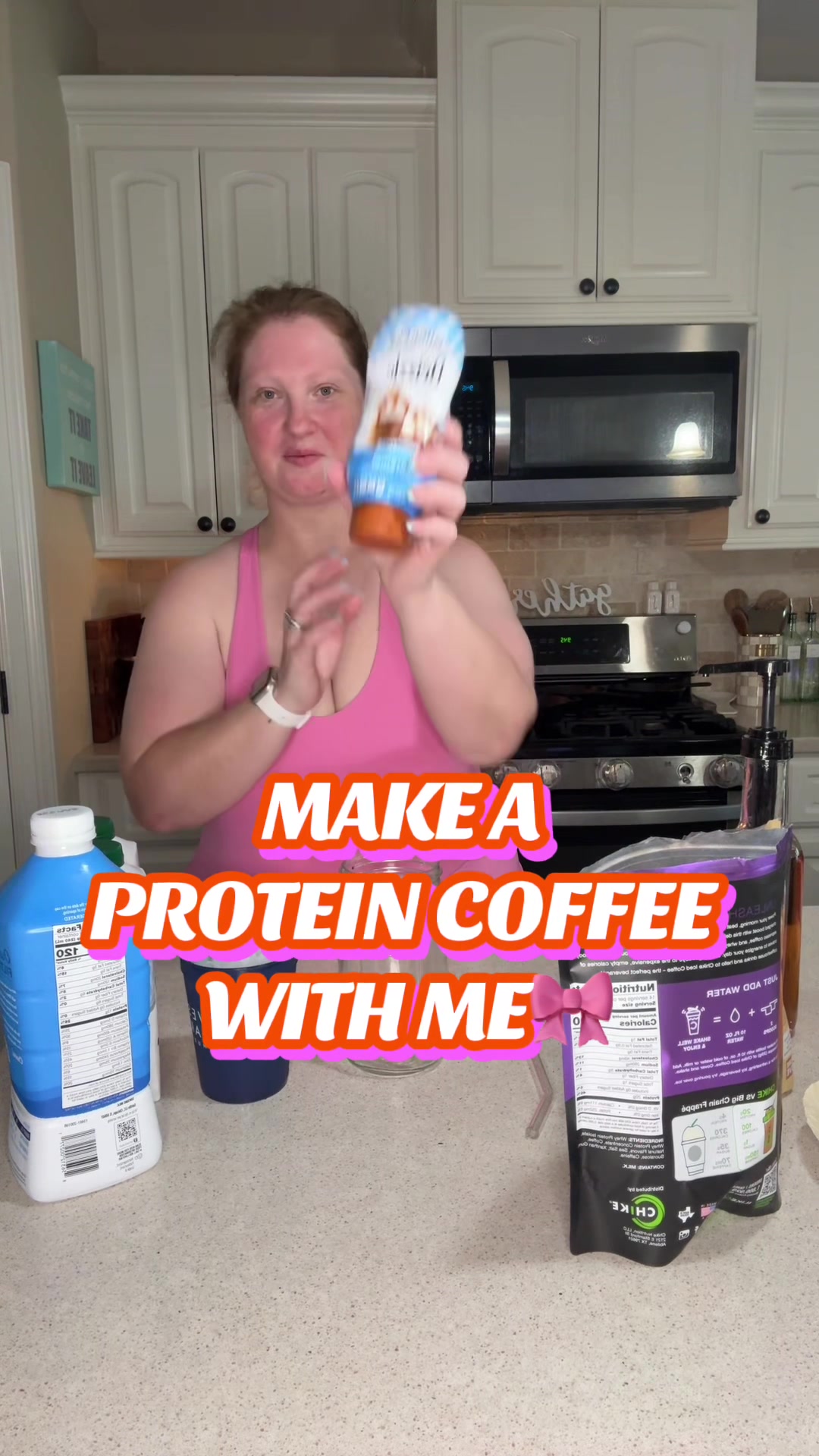 TikTok post by @jhurley18 for Chike Nutrition. Caption reads: The iced coffee that has helped me loose weight....