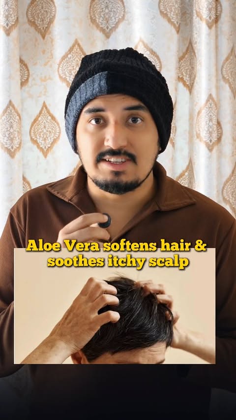 Instagram post by @krishfactstelugu for Mamaearth. Caption reads: If dandruff is all over your head, try this....