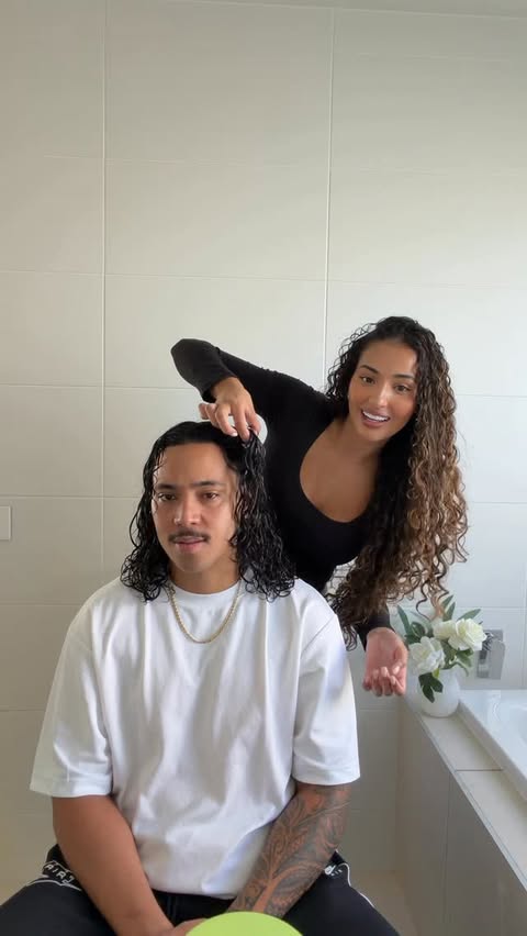 Instagram post by @kaelatavares_ for Garnier AU & NZ. Caption reads: [...] had this potential 🫣 I used the....