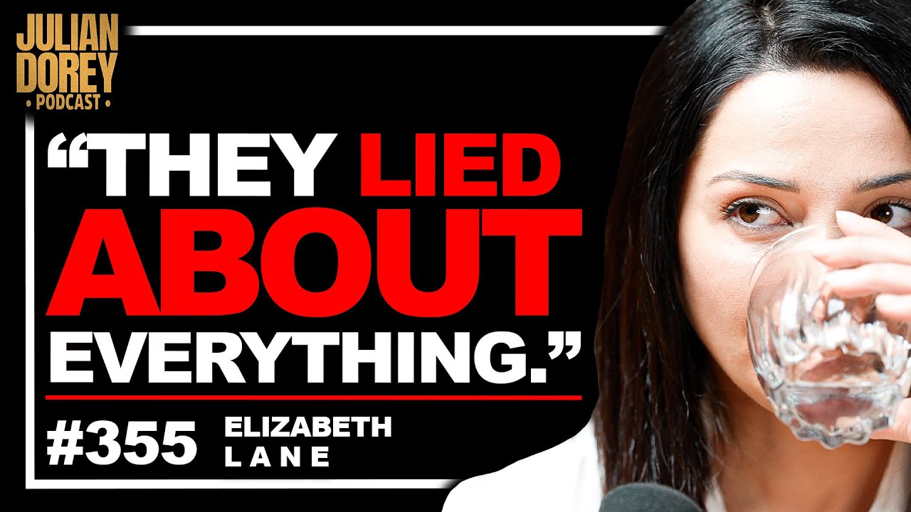 YouTube post by @JulianDorey for GhostBed. Caption reads: HEATED DEBATE: Charlie Kirk, the Elites, NASA Moon....