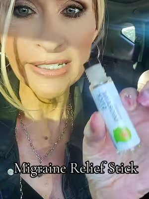 TikTok post by @mommad71_ for Migrastil. Caption reads: [...] #migraineheadache #migraine @Migrastil....