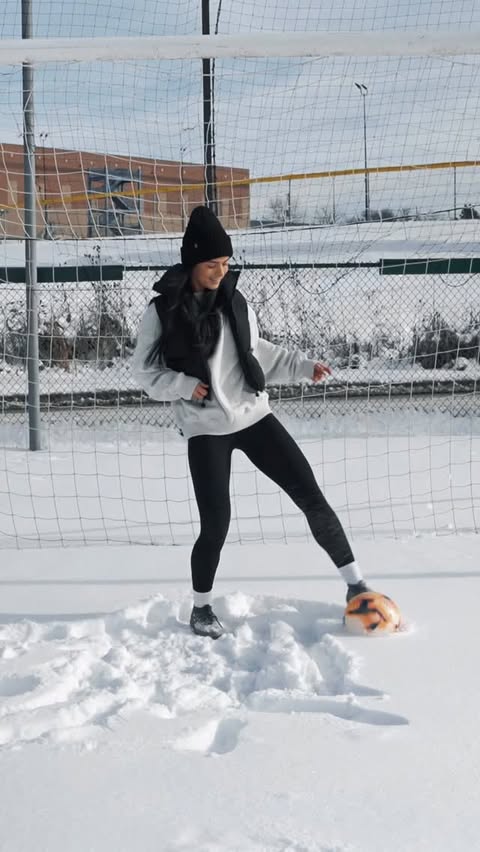 Instagram post by @emilyyharrigan for DICK'S Sporting Goods. Caption reads: So excited to be joining the @dicksvarsityteam as....