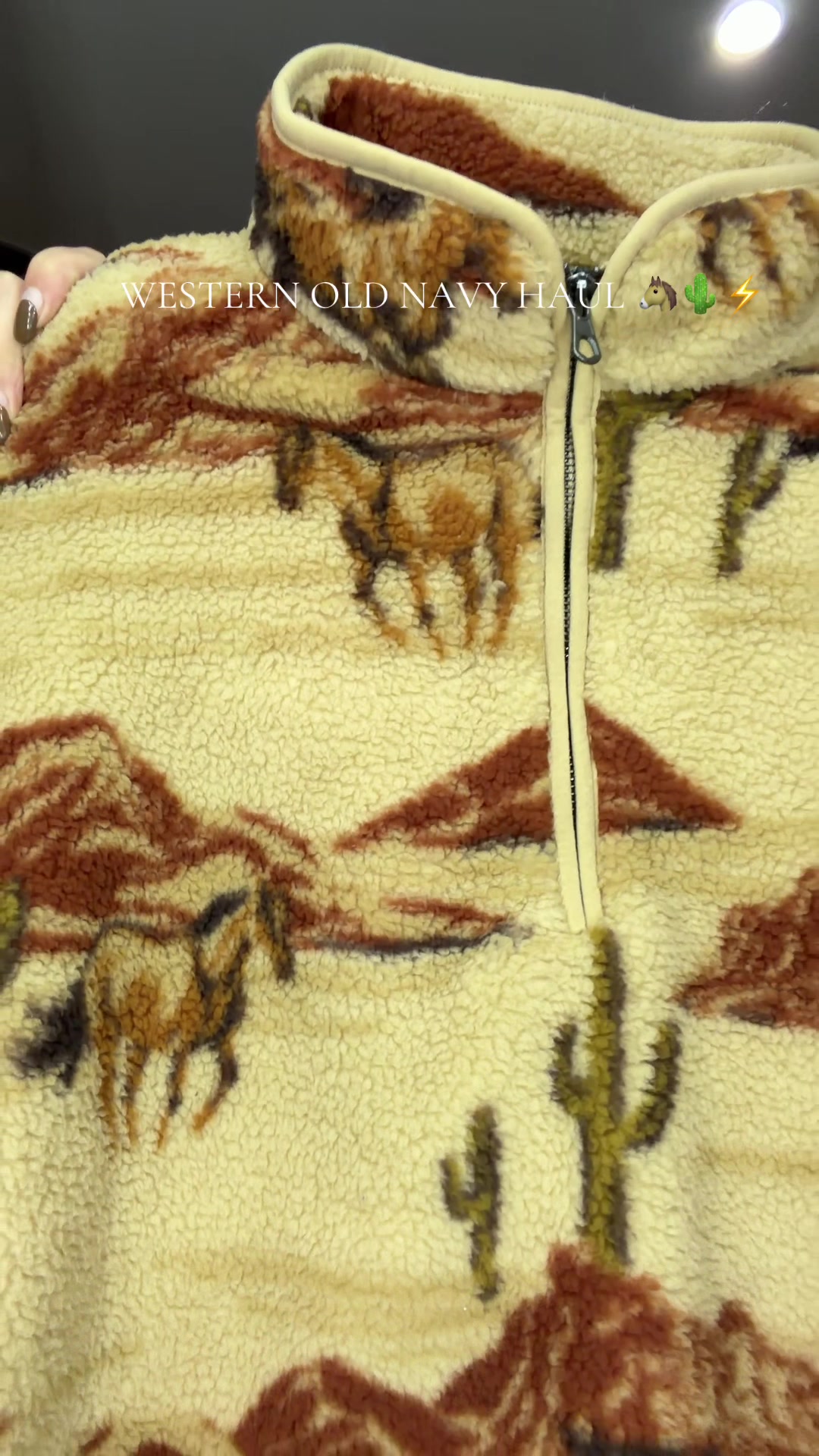 TikTok post by @kaylawalkerr8 for Old Navy. Caption reads: [...] as well! They’re both on sale🥰 @Old Navy....