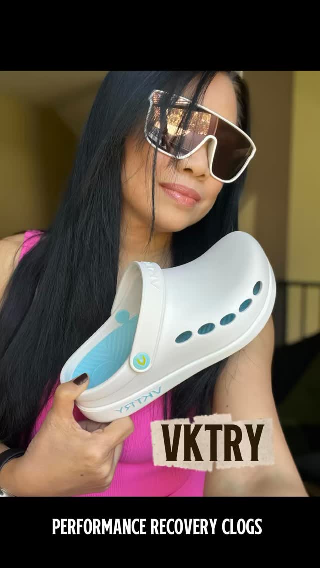 Instagram post by @hafachamorita for VKTRY. Caption reads: After an intense workout I switch out to my....