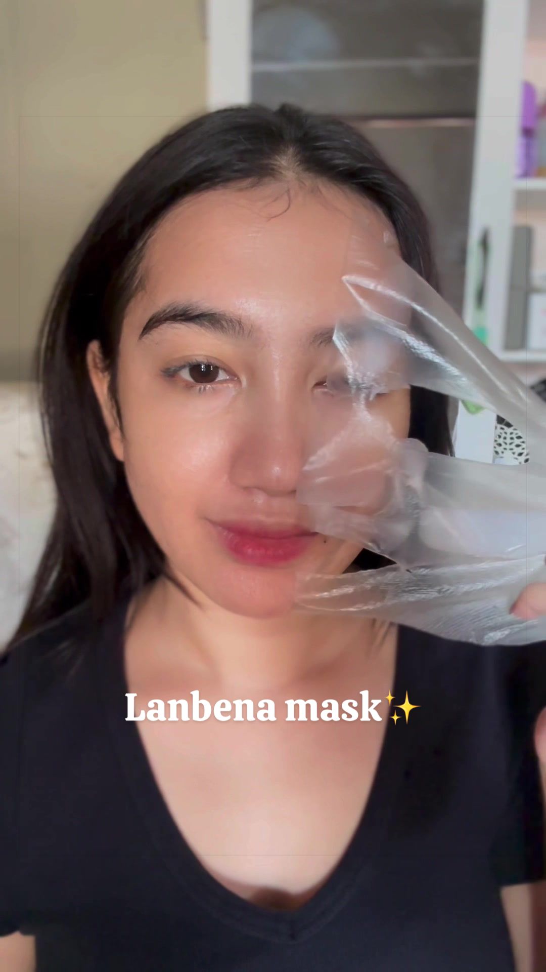 TikTok post by @ansalaputriii for Lanbena. Caption reads: [...] ke kulit bikin kulit auto glowing 💗....