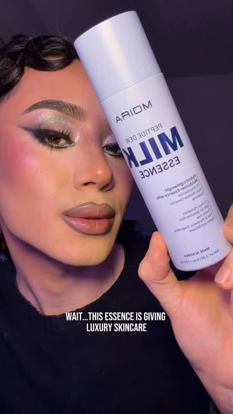 Instagram post by @brandonluxxe for MOIRA Cosmetics. Caption reads: [...] me show you the many ways I use the....