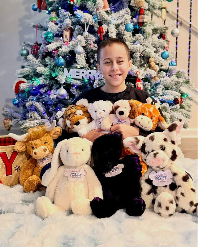 Instagram post by @greeneclecticmama for KidStuff Public Relations. Caption reads: AD Check out the variety of adorable plush from....