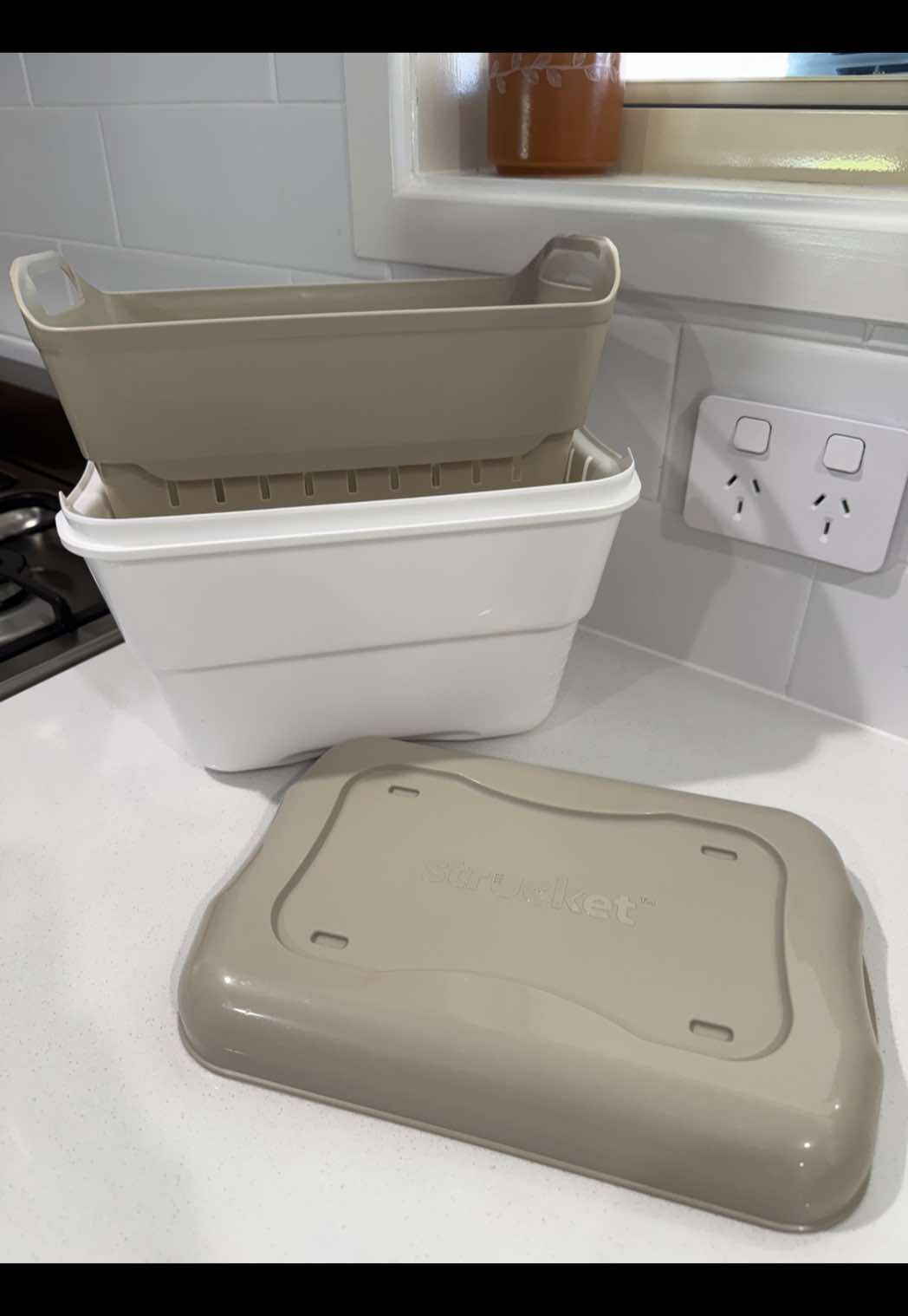 TikTok post by @kelnorman for Strucket. Caption reads: I use my Strucket Mini for everything! Washing....