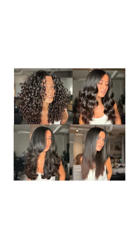 Instagram post by @nieseyshair for BaBylissPRO. Caption reads: [...] So many ways to style. What makes the....