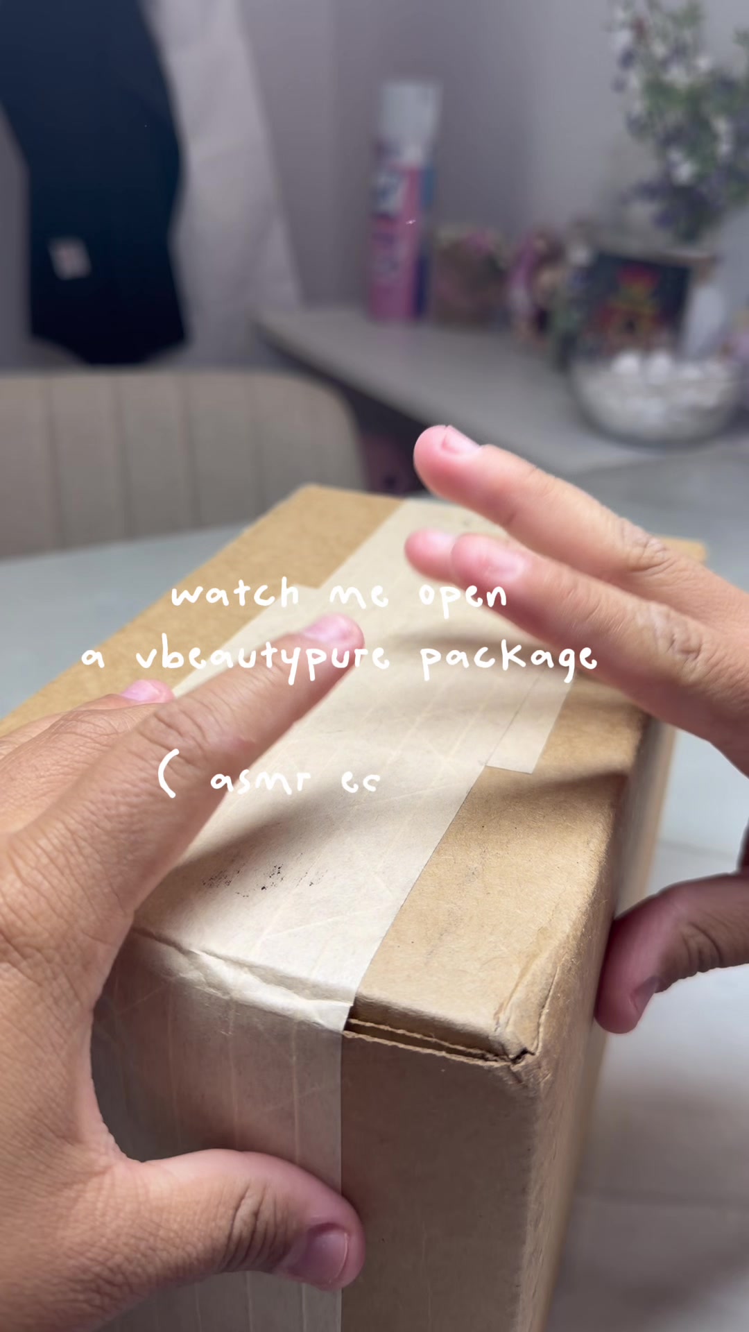 TikTok post by @nailsssbynancy for VBeautyPure. Caption reads: [...] a pair of box cutters 🫩 @vbeautypure....