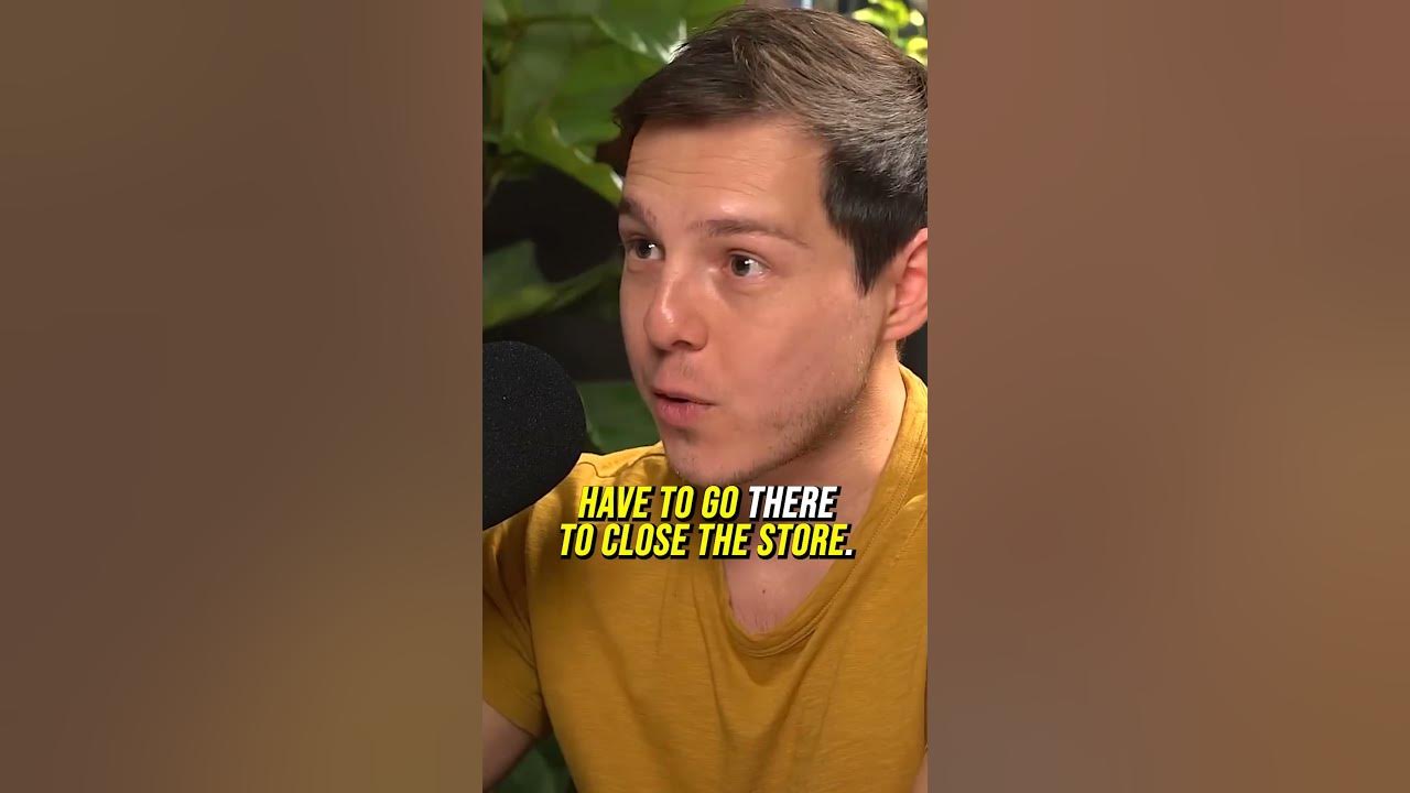 YouTube post by @GrahamStephan for Webull. Caption reads: Opening A Franchise Is Harder Than You Think.