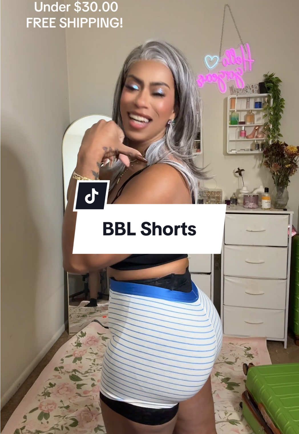TikTok post by @colormeprettee for Lover-Beauty LLC. Caption reads: [...] #tiktokshopblackfriday #bfcm #bbl....