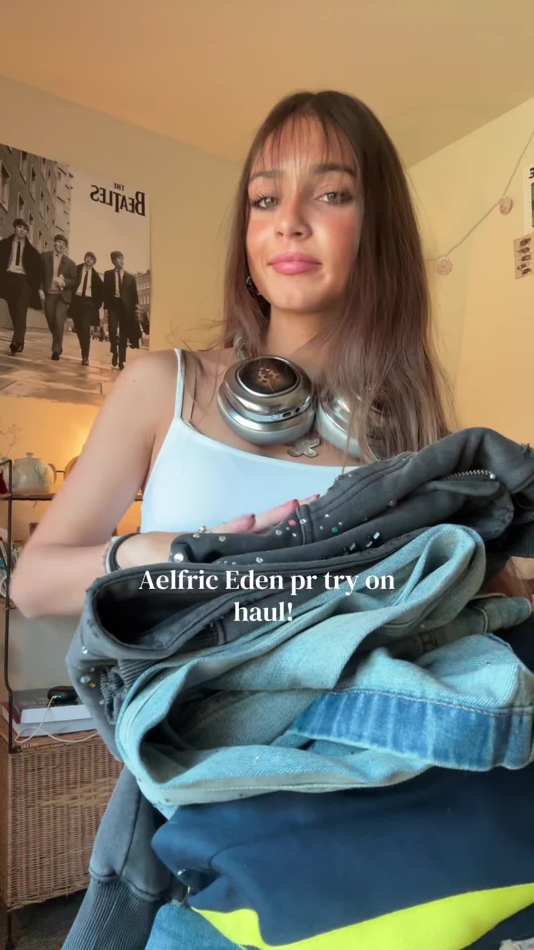 TikTok post by @asellahsfits for Aelfric Eden. Caption reads: [...] Use my code “asel25“ for a discount....