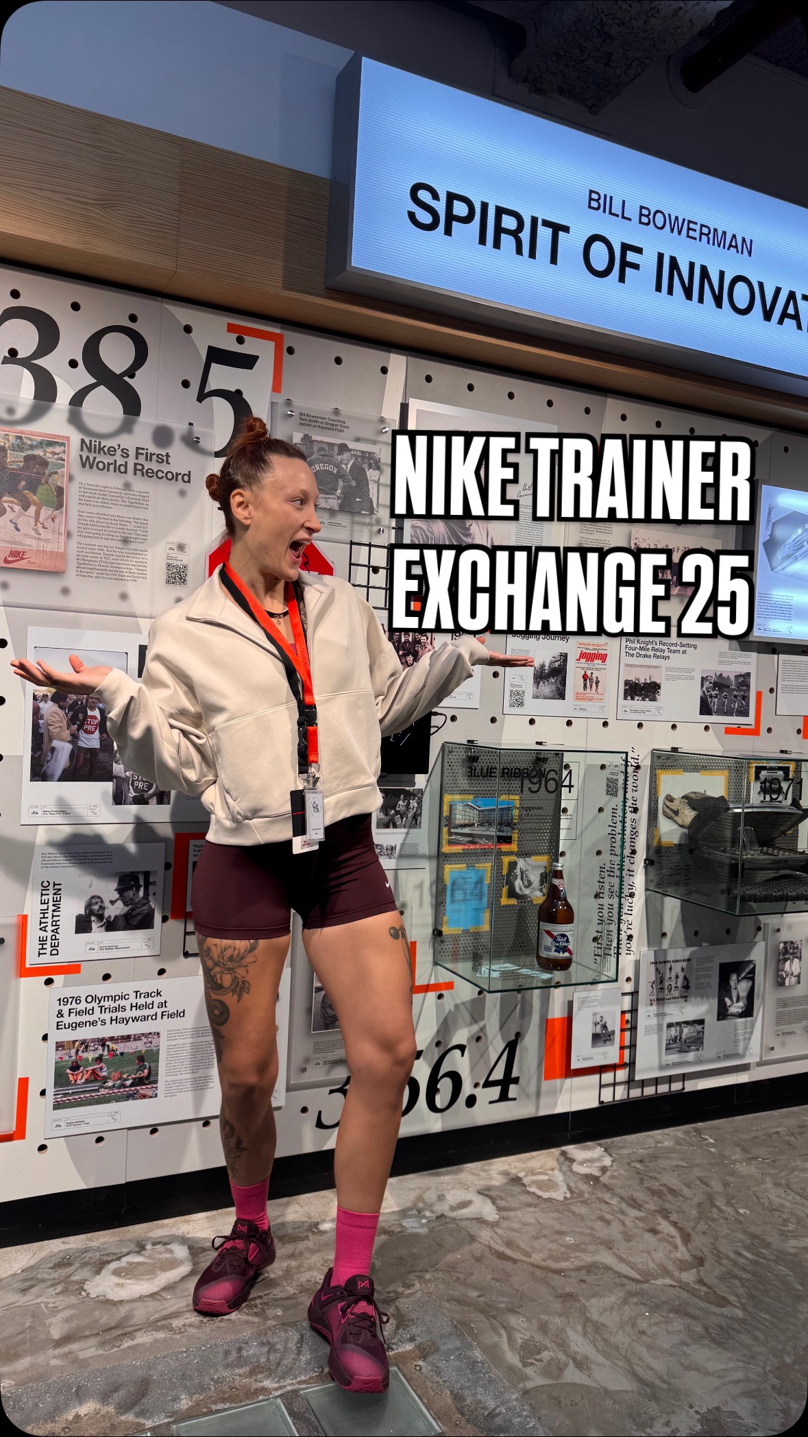 Instagram post by @artunipek for Nike. Caption reads: Nike Trainer Exchange 2025♥️

İnbox’a [...].