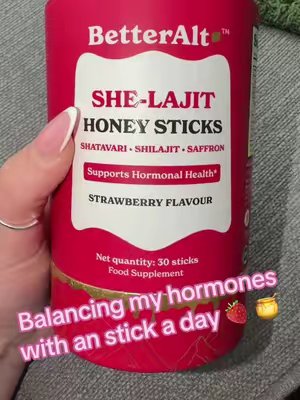 TikTok post by @lifewithsj0 for Better Alt. Caption reads: Strawberry honey 😍 🍓🍯 @Better Alt #shelajit....