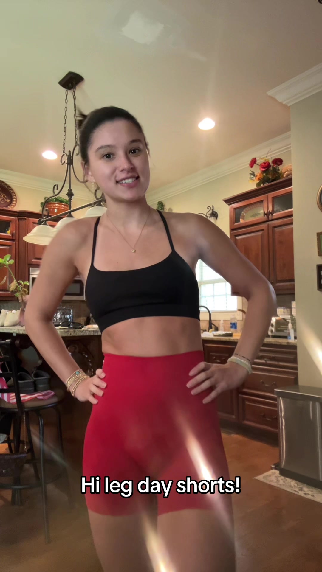 TikTok post by @tatum.gibby01 for SHAFITS Official. Caption reads: I love this color @SHAFITS Official! #trending....