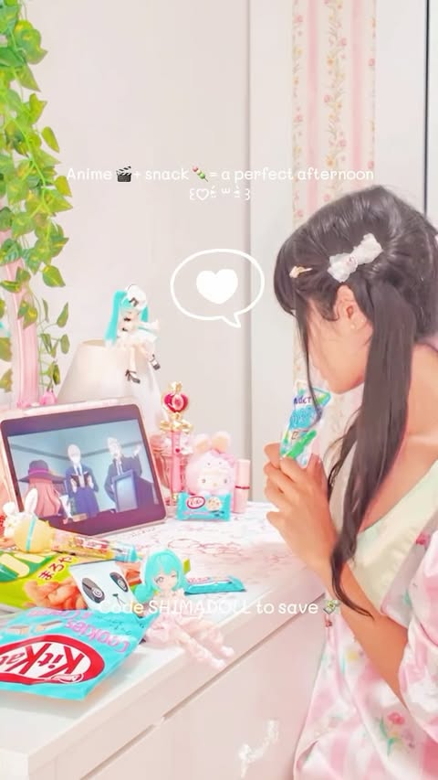 Instagram post by @shima.doll for TokyoTreat. Caption reads: [...] receive $5 off your first box 💖🎀....
