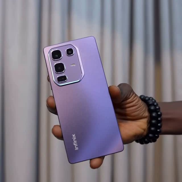 Instagram post by @papeeyah for Infinix Nigeria. Caption reads: [...] #Infinix @InfinixNigeria #Note50pro #Note50.