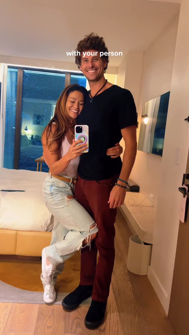 Instagram post by @thecouplesadventure for HotelTonight. Caption reads: #ad What’s your idea of the perfect date night?....