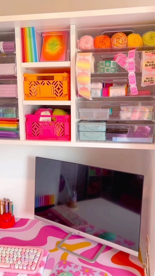 Instagram post by @allyblaireco for Create Room. Caption reads: [...] be able to share this with you!!....