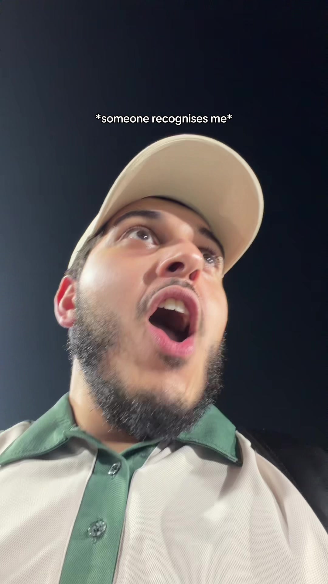 TikTok post by @idrisaliwastaken for Visit Abudhabi. Caption reads: hire me as the designated track tour guide @Visit....