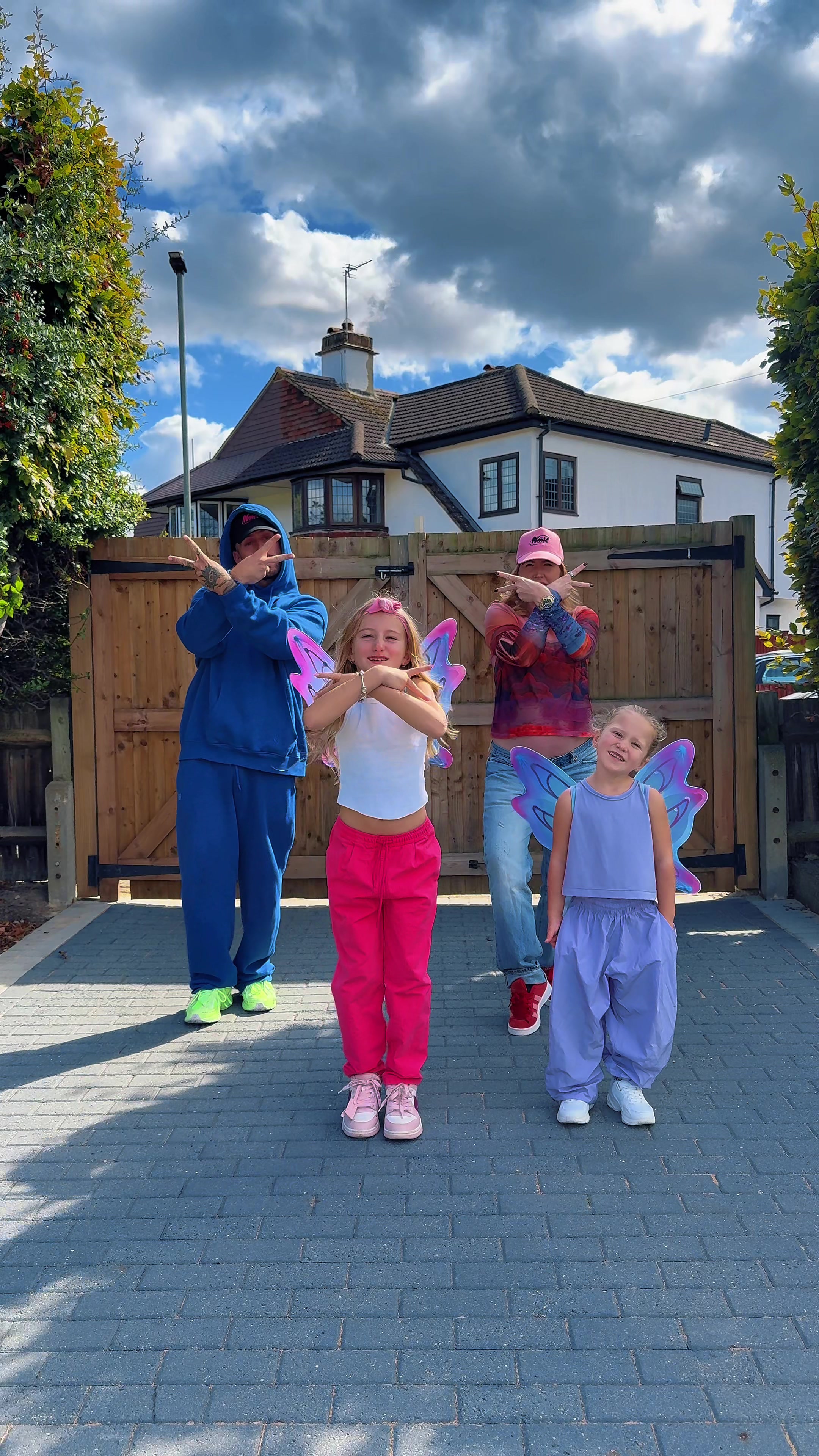 TikTok post by @theldnfamily for Winx Club. Caption reads: [...] Challenge! We can’t wait to watch @Winx Club....