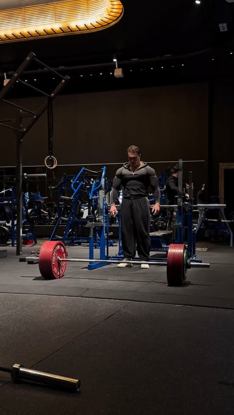 Instagram post by @reginstergakis for Gymshark. Caption reads: [...] - ONYX IS LIVE 20:00 CEST 🦈 @gymshark code:....