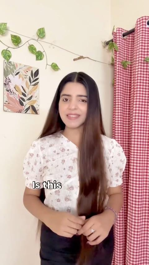 Instagram post by @brahmjotkaur._.02 for Hair & Care. Caption reads: [...] study vs untreated hair, 2023 #AD....