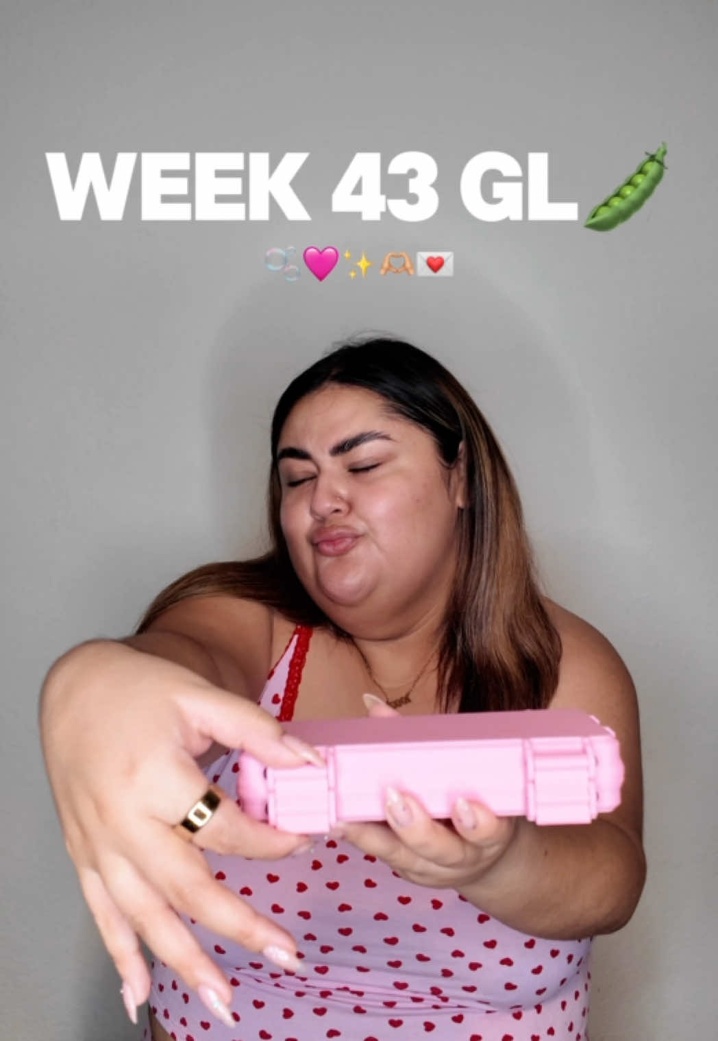 TikTok post by @_priss97 for Join Amble. Caption reads: Week 43 with @Join Amble 🫧🩷 #joinamble #amble....