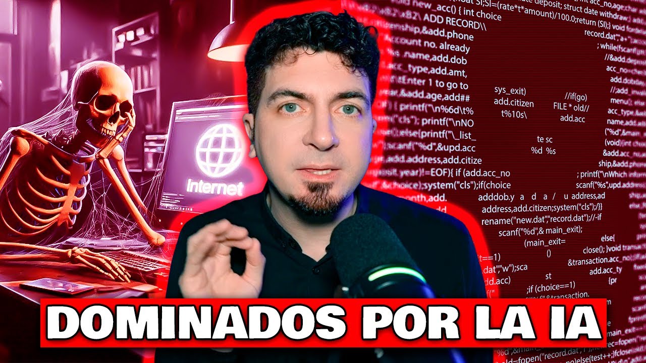 YouTube post by @magnusmefisto for Surfshark. Caption reads: The entire internet is dead and you didn't realize....