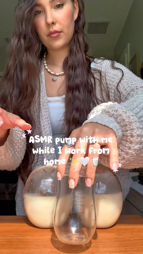 Instagram post by @caseyiisabella for eufy Baby. Caption reads: [...] pump 🫶🏻🍼 #eufybreastpumps2pro #eufyBaby....