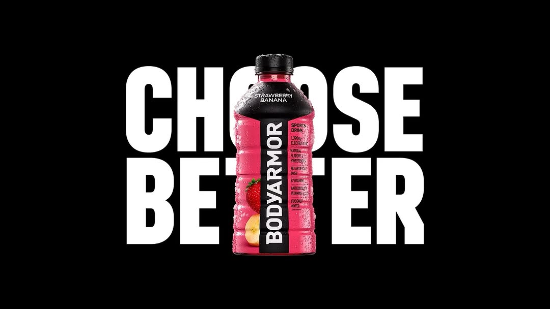 Instagram post by @mayzomatic for BODYARMOR. Caption reads: [...] I’m officially partnering with....