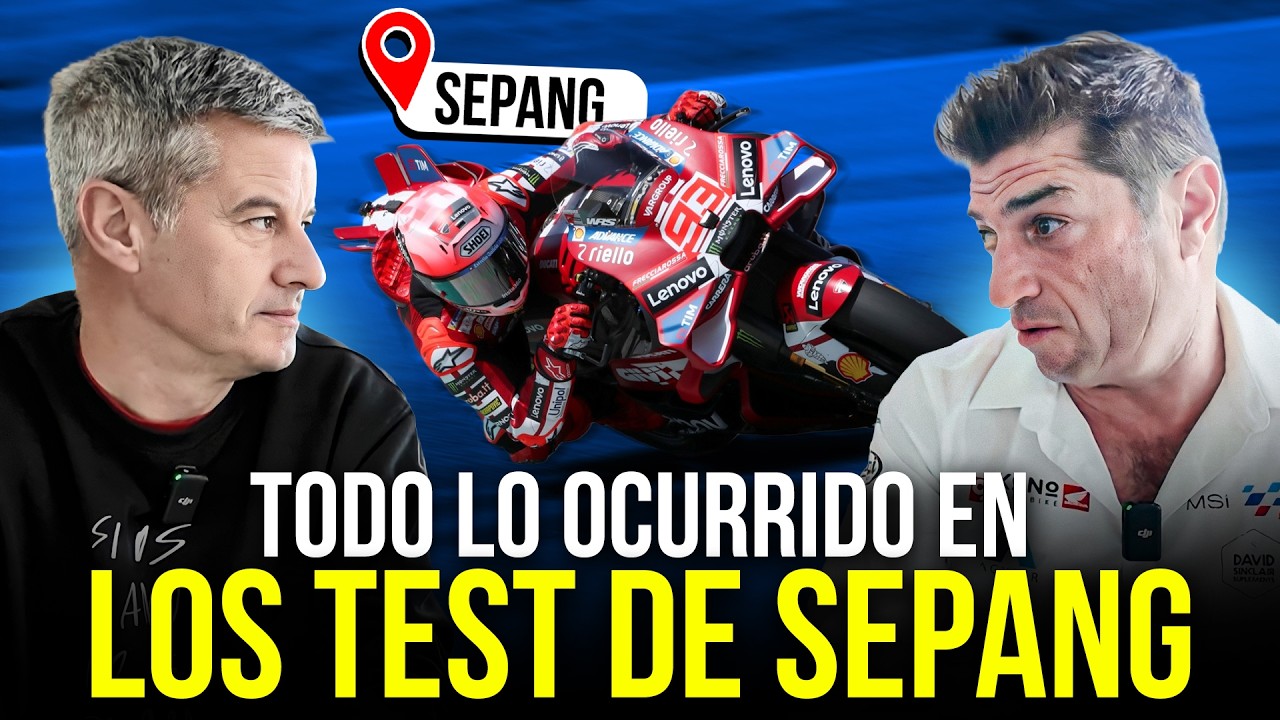 YouTube post by @NicoAbadTV for SAXX Underwear. Caption reads: Everything that happened in the Sepang tests |....