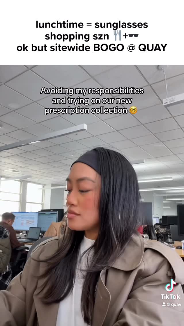 Instagram post by @wildestvideoz for QUAY. Caption reads: We love @quayaustralia 🩵.