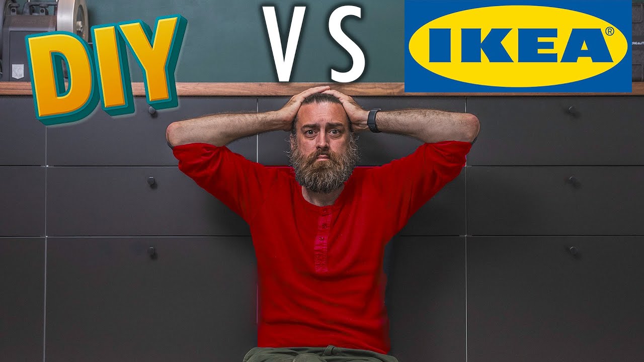 YouTube post by @TheSwedishMaker for PCBWay. Caption reads: DIY Cabinets might be a LIE!.