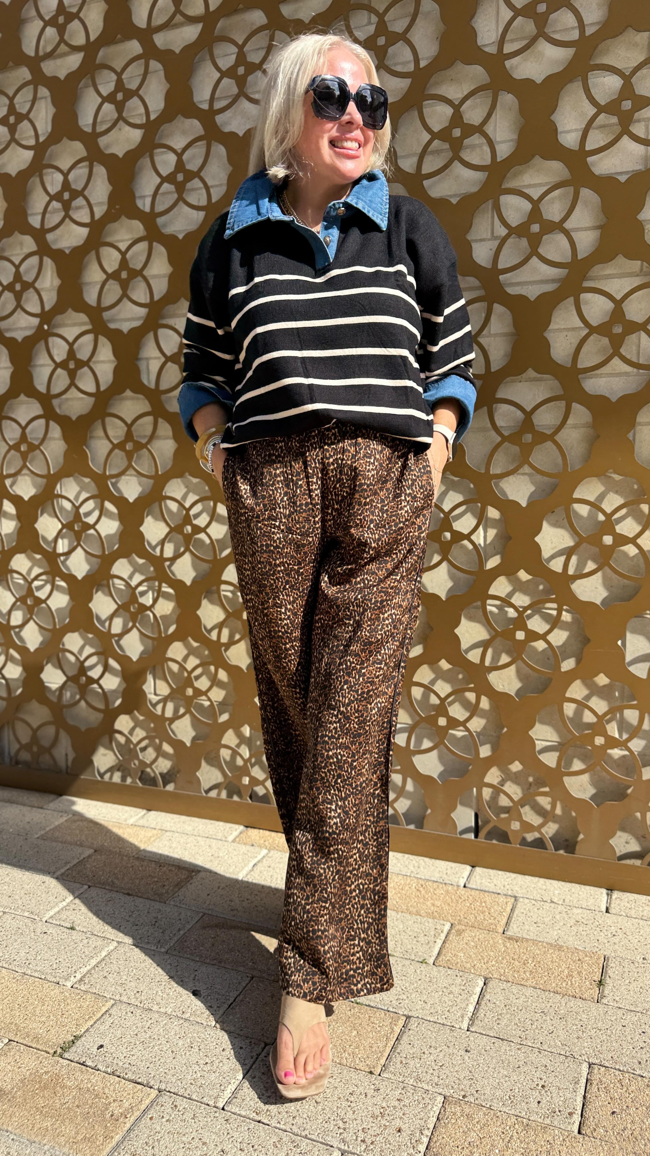 Instagram post by @wandalovessharing for Talbots. Caption reads: Is this a vibe? Yes or no? I’m kinda obsessed with....