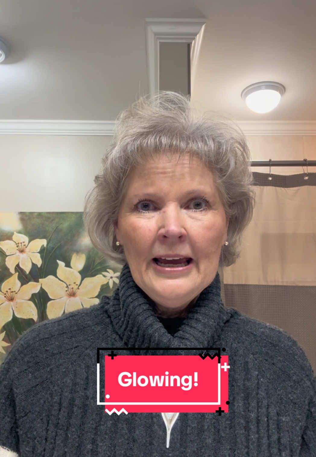 TikTok post by @donnac41 for d’Alba. Caption reads: [...] #refreshing #moisturing #facespray @d’Alba....