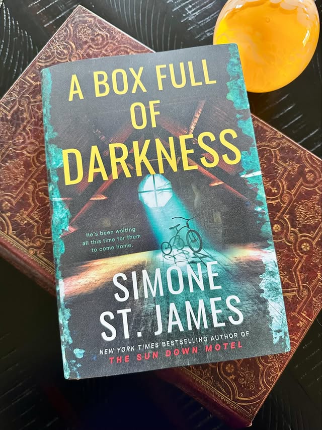 Instagram post by @annaisalwaysreading for Berkley Publishing Group. Caption reads: 📚BOOK REVIEW📚  A Box Full Of Darkness by Simone....