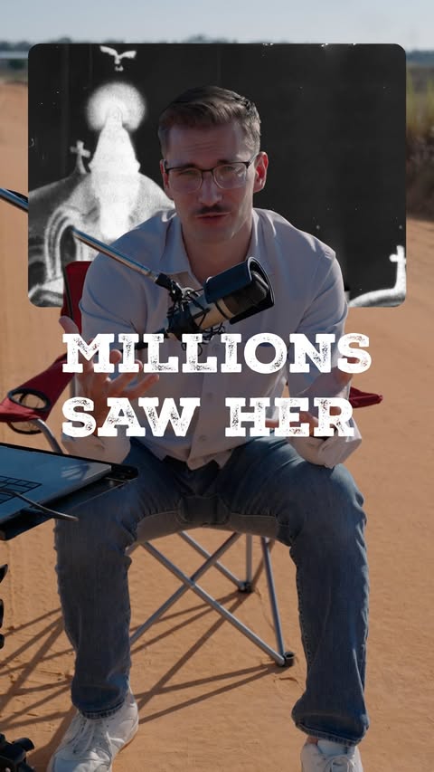 Instagram post by @truthcharting for Hallow. Caption reads: Timeline of the Marian Apparitions at Zeitoun,....