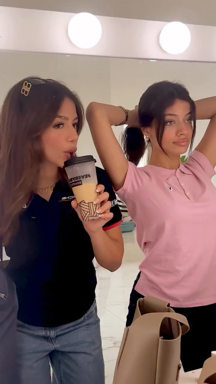 Instagram post by @rawanandrayan for Namshi. Caption reads: First-day slay… until the sun said nope ☀️
@Namshi....