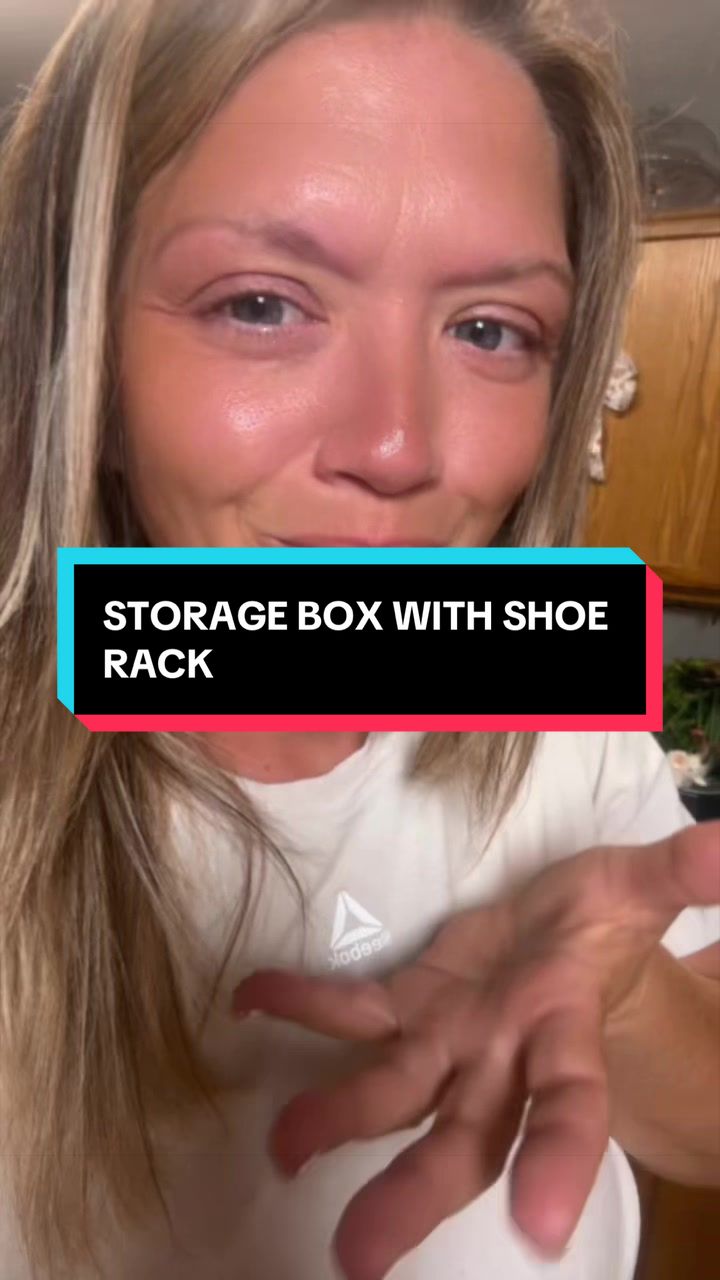 TikTok post by @babydoll2184 for Songmics. Caption reads: @SONGMICS HOME #storagebox #organizedhome [...].