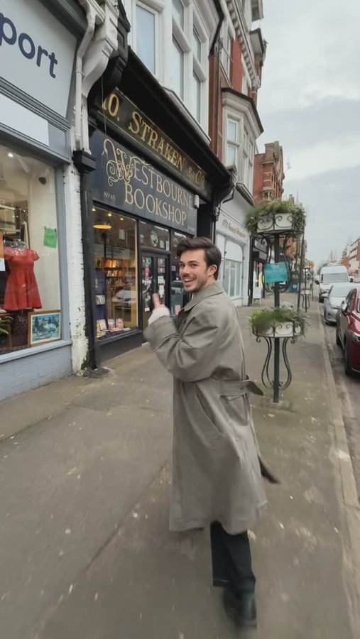 Instagram post by @jackbenedwards for Android. Caption reads: [ad] #sponsored let’s go book shopping for a last....