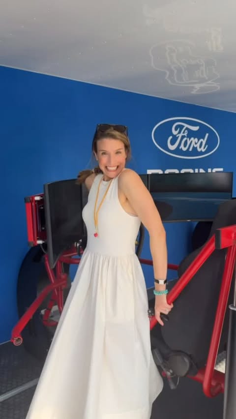 Instagram post by @danismcnally for Ford Performance. Caption reads: #ad Race Week in Miami is not for the weak, but if....