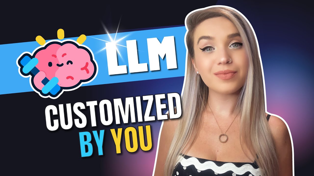 YouTube post by @PythonSimplified for HubSpot. Caption reads: Teach LLM Something New 💡 LoRA Fine Tuning on....