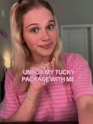 TikTok post by @maggiemeltzer for TUCKY. Caption reads: Thank you @Shop Tucky !! I’m so obsessed with all....